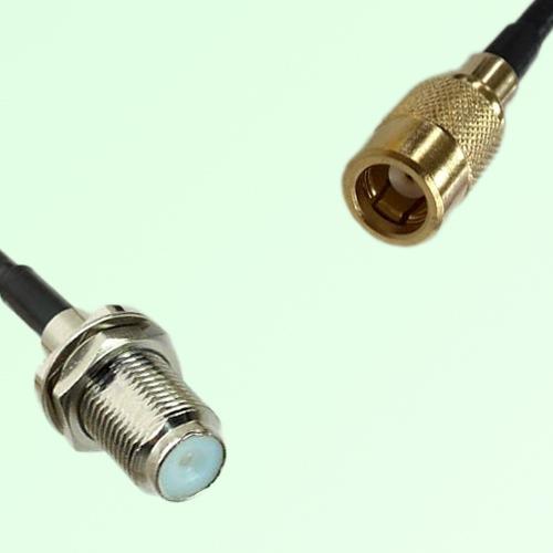 75ohm F Bulkhead Female to SMB Female Coax Cable Assembly 75ohm F Bulkhead Female to SMB Female Coax Cable Assembly