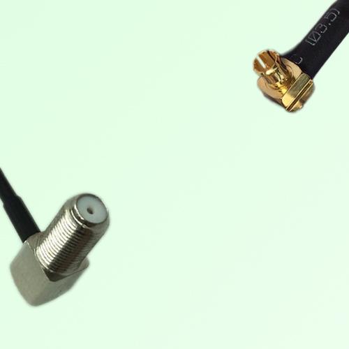 75ohm F Bulkhead Female R/A to MCX Male R/A Coax Cable Assembly 75ohm F Bulkhead Female R/A to MCX Male R/A Coax Cable Assembly