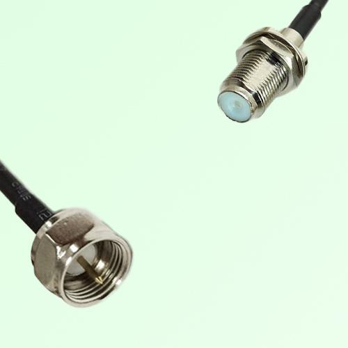 75ohm F Male to F Bulkhead Female Coax Cable Assembly 75ohm F Male to F Bulkhead Female Coax Cable Assembly