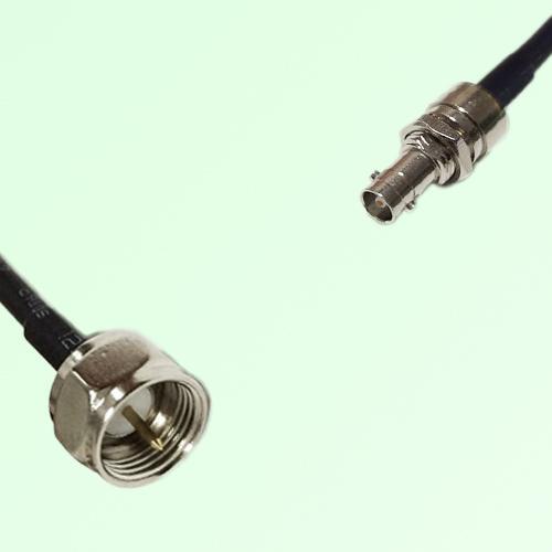 75ohm F Male to HD-BNC Bulkhead Female Coax Cable Assembly