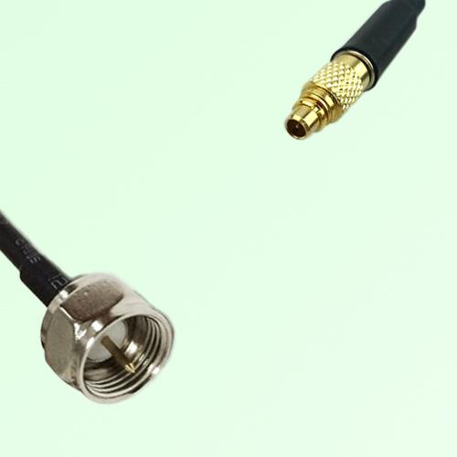 75ohm F Male to MMCX Male Coax Cable Assembly