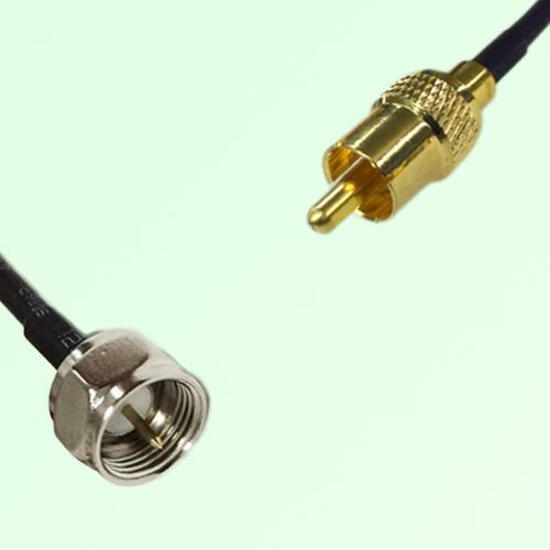 75ohm F Male to RCA Male Coax Cable Assembly