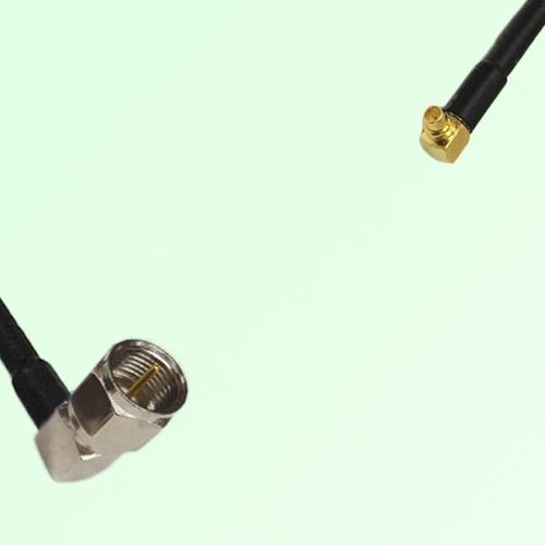 75ohm F Male Right Angle to MMCX Male Right Angle Coax Cable Assembly