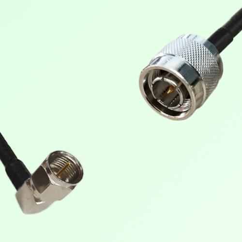 75ohm F Male Right Angle to TNC Male Coax Cable Assembly 75ohm F Male Right Angle to TNC Male Coax Cable Assembly