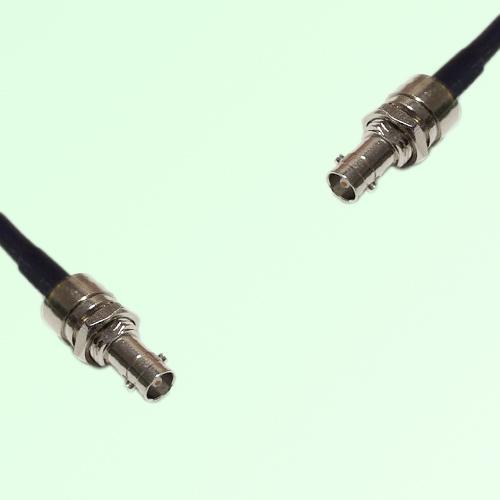 75ohm HD-BNC Bulkhead Female to HD-BNC Bulkhead Female Cable Assembly 75ohm HD-BNC Bulkhead Female to HD-BNC Bulkhead Female Cable Assembly