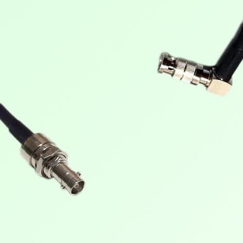 75ohm HD-BNC Bulkhead Female to HD-BNC Male R/A Coax Cable Assembly 75ohm HD-BNC Bulkhead Female to HD-BNC Male R/A Coax Cable Assembly
