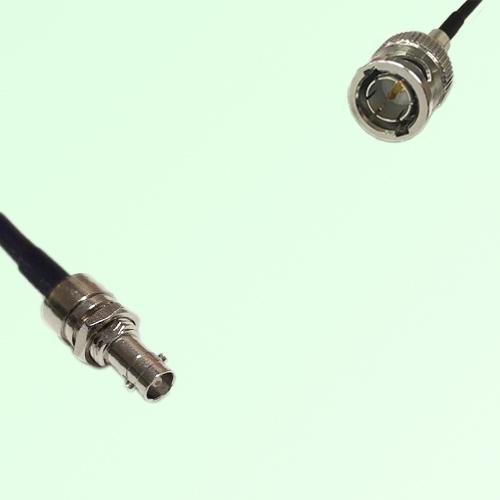 75ohm HD-BNC Bulkhead Female to Mini BNC Male Coax Cable Assembly