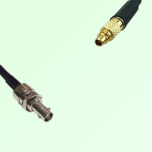 75ohm HD-BNC Bulkhead Female to MMCX Male Coax Cable Assembly 75ohm HD-BNC Bulkhead Female to MMCX Male Coax Cable Assembly