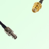 75ohm HD-BNC Bulkhead Female to SMA Bulkhead Female Cable Assembly