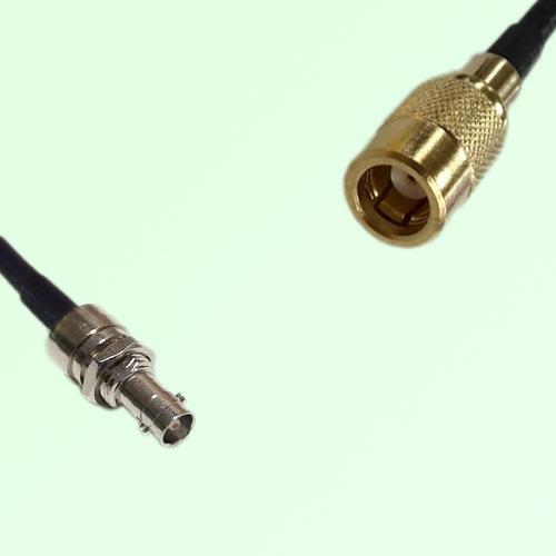 75ohm HD-BNC Bulkhead Female to SMB Female Coax Cable Assembly 75ohm HD-BNC Bulkhead Female to SMB Female Coax Cable Assembly