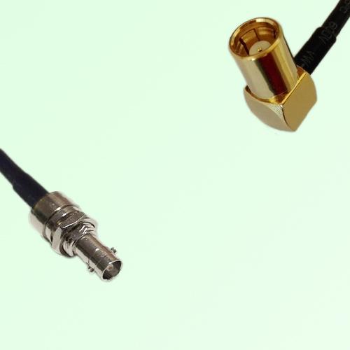 75ohm HD-BNC Bulkhead Female to SMB Female R/A Coax Cable Assembly