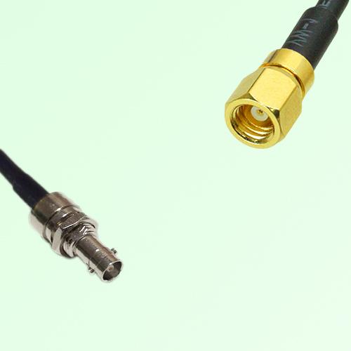 75ohm HD-BNC Bulkhead Female to SMC Female Coax Cable Assembly