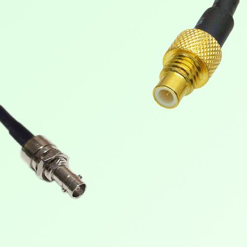 75ohm HD-BNC Bulkhead Female to SMC Male Coax Cable Assembly