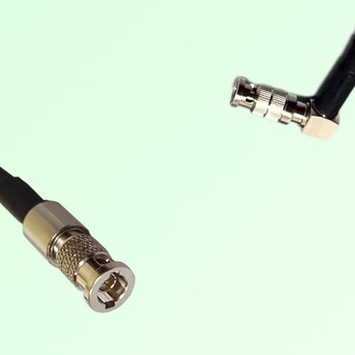 75ohm HD-BNC Male to HD-BNC Male Right Angle Coax Cable Assembly 75ohm HD-BNC Male to HD-BNC Male Right Angle Coax Cable Assembly