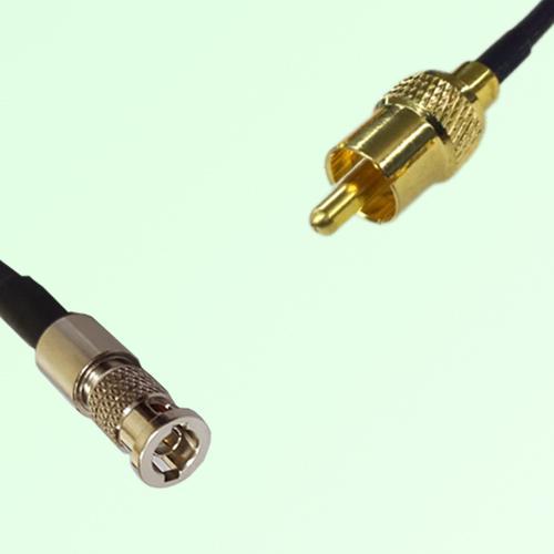 75ohm HD-BNC Male to RCA Male Coax Cable Assembly