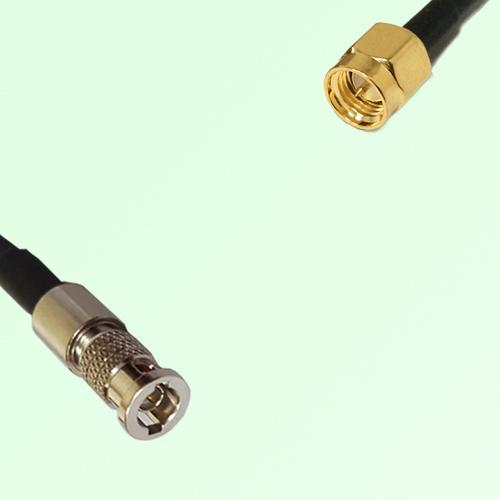 75ohm HD-BNC Male to SMA Male Coax Cable Assembly