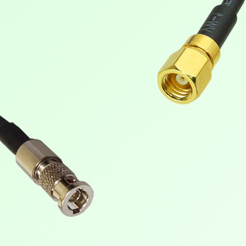 75ohm HD-BNC Male to SMC Female Coax Cable Assembly