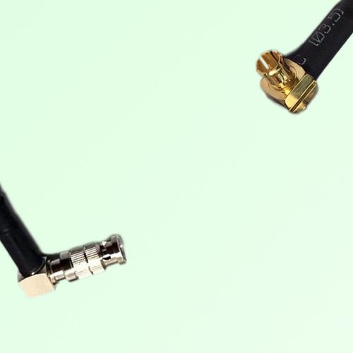 75ohm HD-BNC Male R/A to MCX Male R/A Coax Cable Assembly