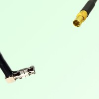 75ohm HD-BNC Male Right Angle to MMCX Female Coax Cable Assembly