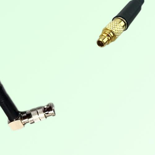 75ohm HD-BNC Male Right Angle to MMCX Male Coax Cable Assembly 75ohm HD-BNC Male Right Angle to MMCX Male Coax Cable Assembly