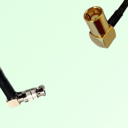 75ohm HD-BNC Male R/A to SMB Female R/A Coax Cable Assembly