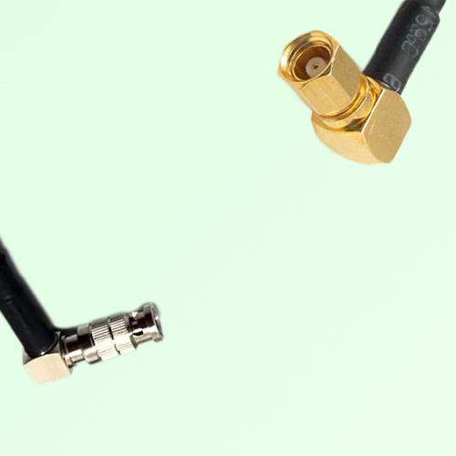 75ohm HD-BNC Male R/A to SMC Female R/A Coax Cable Assembly
