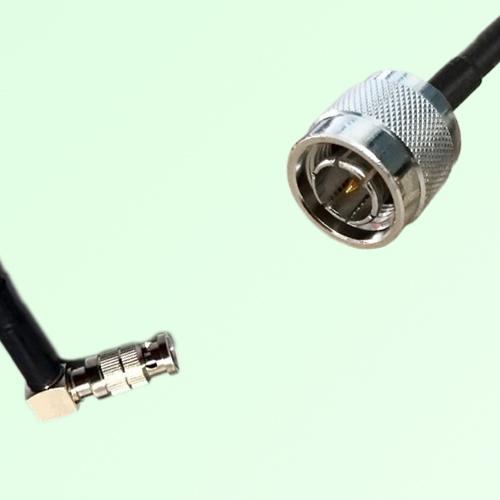 75ohm HD-BNC Male Right Angle to TNC Male Coax Cable Assembly 75ohm HD-BNC Male Right Angle to TNC Male Coax Cable Assembly