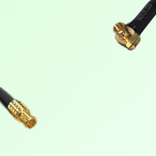 75ohm MCX Male to MCX Male Right Angle Coax Cable Assembly