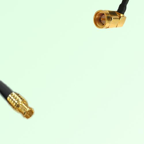 75ohm MCX Male to SMA Male Right Angle Coax Cable Assembly