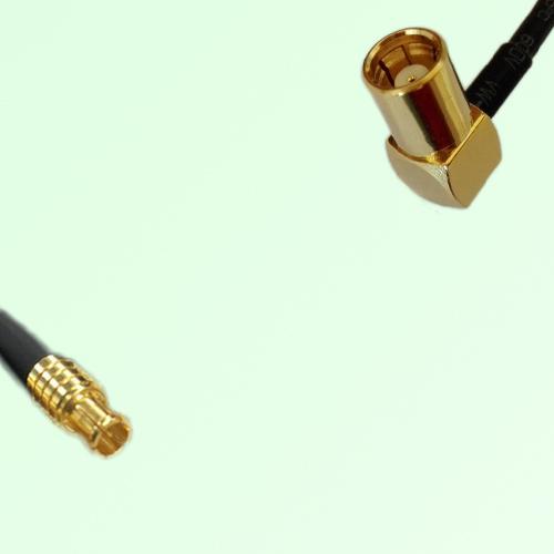 75ohm MCX Male to SMB Female Right Angle Coax Cable Assembly 75ohm MCX Male to SMB Female Right Angle Coax Cable Assembly