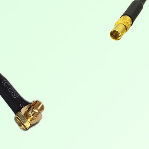 75ohm MCX Male Right Angle to MMCX Female Coax Cable Assembly