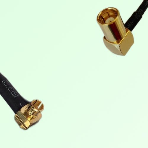 75ohm MCX Male R/A to SMB Female R/A Coax Cable Assembly