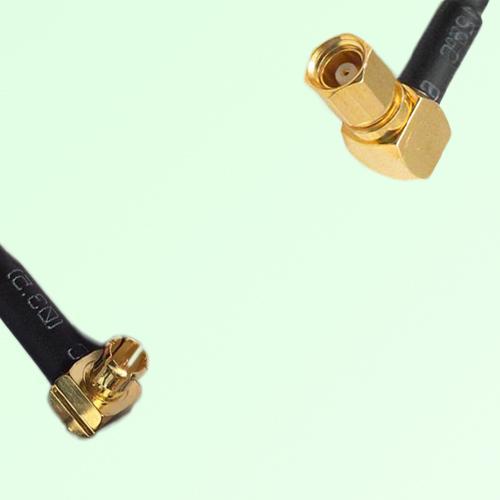 75ohm MCX Male R/A to SMC Female R/A Coax Cable Assembly