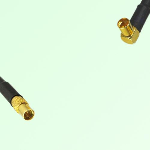 75ohm MMCX Female to MMCX Female Right Angle Coax Cable Assembly