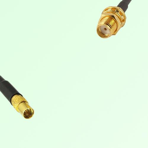 75ohm MMCX Female to SMA Bulkhead Female Coax Cable Assembly