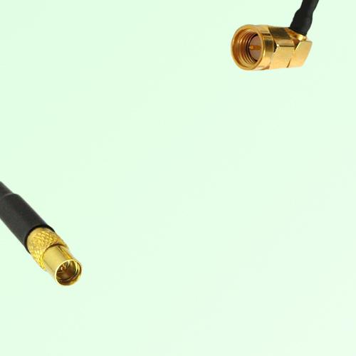 75ohm MMCX Female to SMA Male Right Angle Coax Cable Assembly