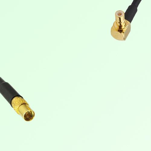 75ohm MMCX Female to SMB Male Right Angle Coax Cable Assembly