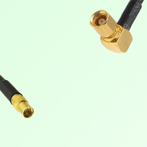 75ohm MMCX Female to SMC Female Right Angle Coax Cable Assembly