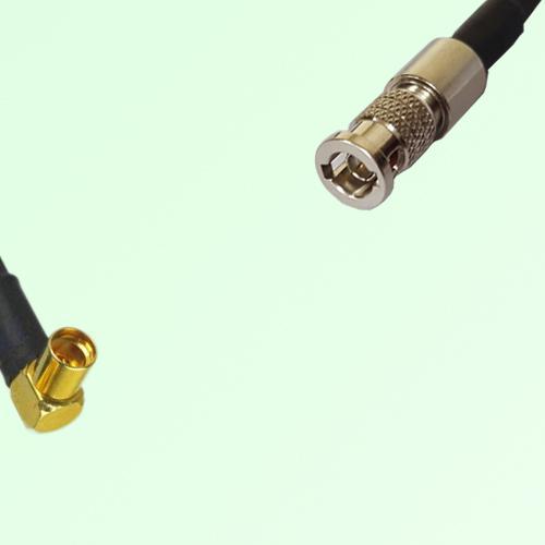 75ohm MMCX Female Right Angle to HD-BNC Male Coax Cable Assembly 75ohm MMCX Female Right Angle to HD-BNC Male Coax Cable Assembly