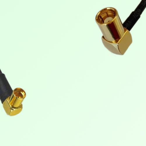 75ohm MMCX Female R/A to SMB Female R/A Coax Cable Assembly