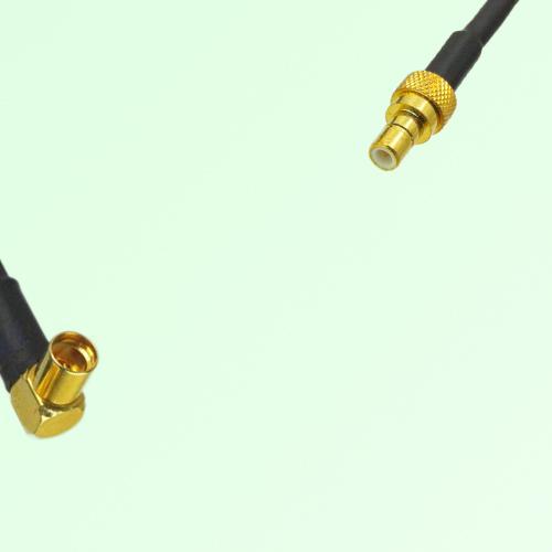 75ohm MMCX Female Right Angle to SMB Male Coax Cable Assembly