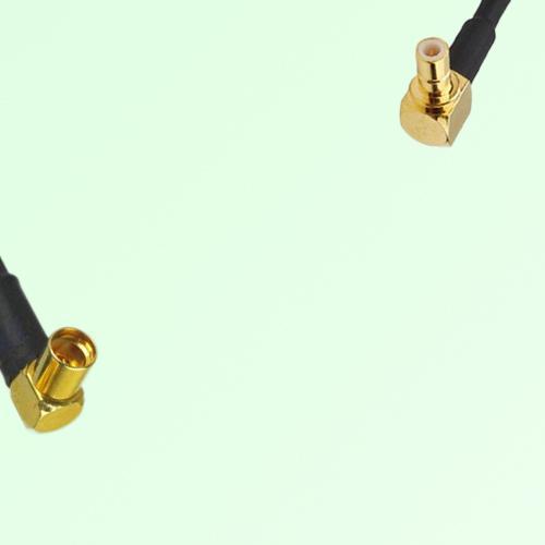 75ohm MMCX Female R/A to SMB Male R/A Coax Cable Assembly