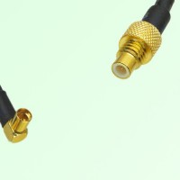 75ohm MMCX Female Right Angle to SMC Male Coax Cable Assembly 75ohm MMCX Female Right Angle to SMC Male Coax Cable Assembly