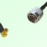 75ohm MMCX Female Right Angle to TNC Male Coax Cable Assembly