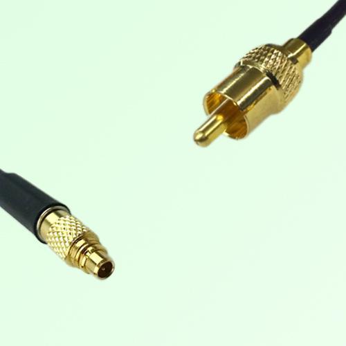 75ohm MMCX Male to RCA Male Coax Cable Assembly 75ohm MMCX Male to RCA Male Coax Cable Assembly