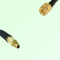 75ohm MMCX Male to SMA Male Coax Cable Assembly