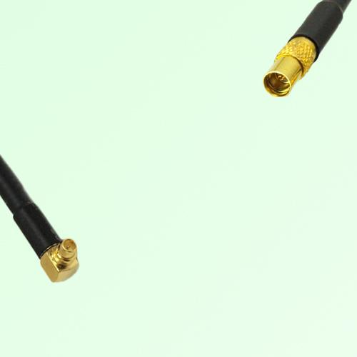 75ohm MMCX Male Right Angle to MMCX Female Coax Cable Assembly