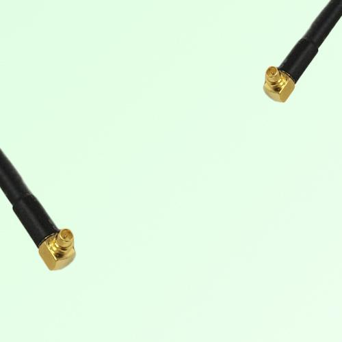 75ohm MMCX Male R/A to MMCX Male R/A Coax Cable Assembly