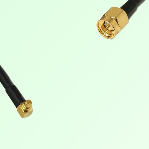75ohm MMCX Male Right Angle to SMA Male Coax Cable Assembly