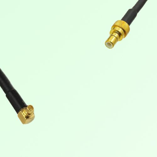 75ohm MMCX Male Right Angle to SMB Male Coax Cable Assembly